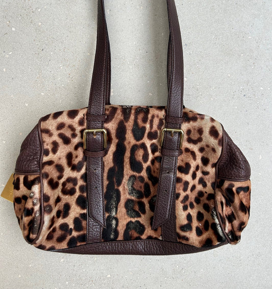 Dolce and Gabbana leopard print bag